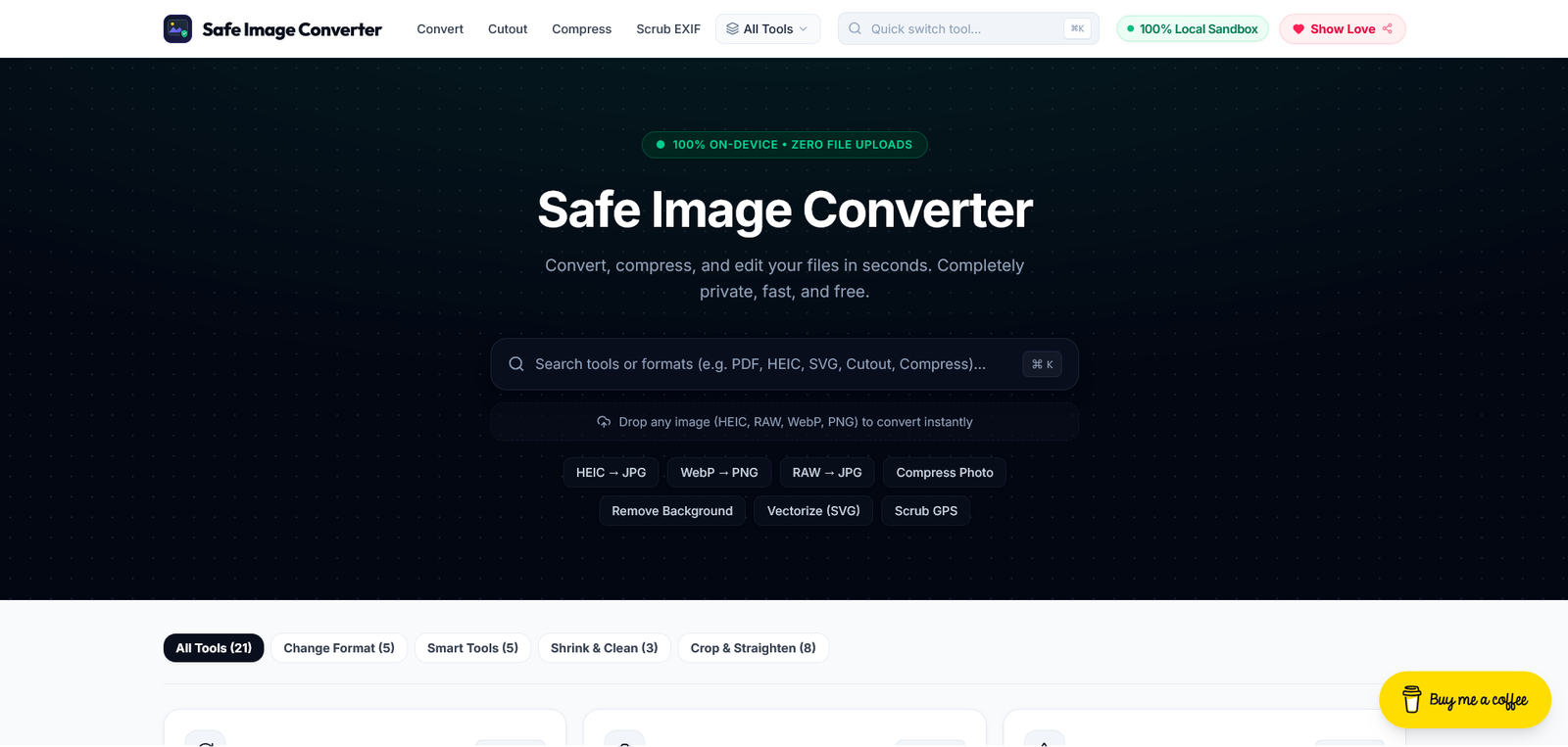 Safe Image Converter