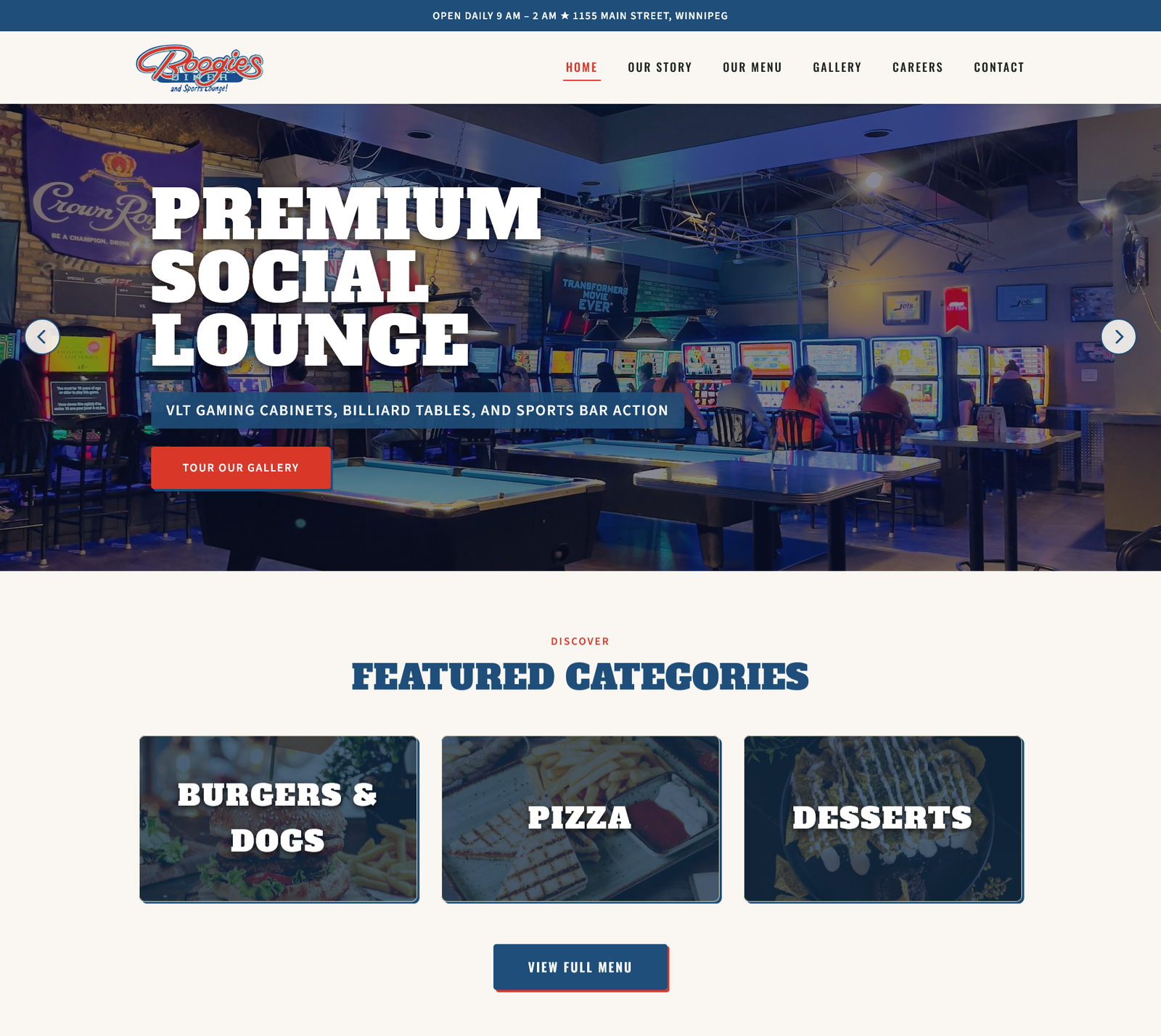 A MODERN DIGITAL EXPERIENCE FOR A CLASSIC RETRO RESTOBAR